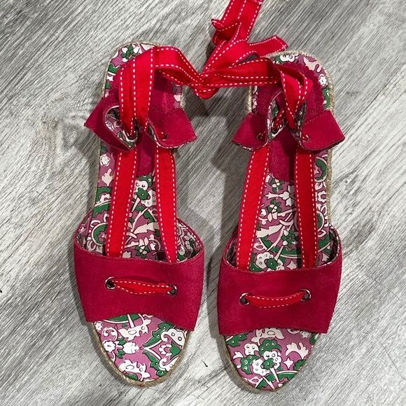NWY Land's End Espadrille Wedge Slide - 7.5 - Picture 1 of 3